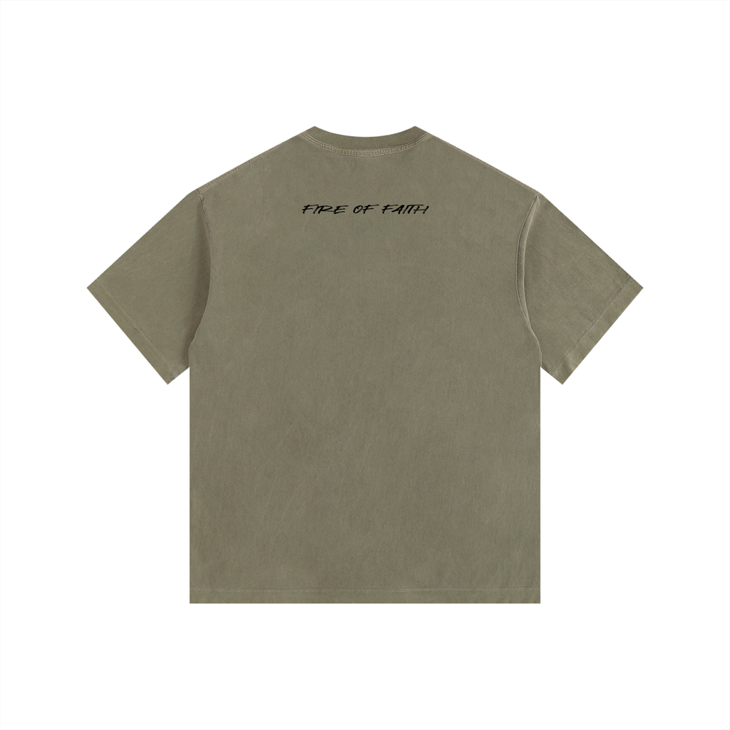 Vintage Washed Oversized Cotton T-Shirt
