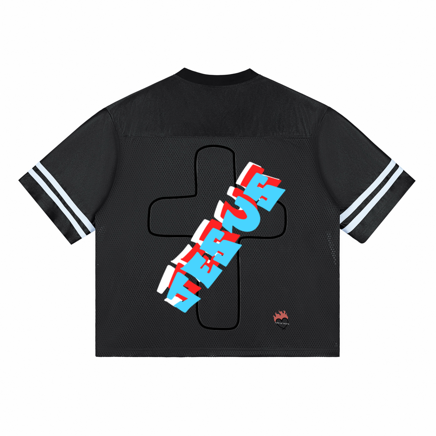 Taped Mesh T-Shirt