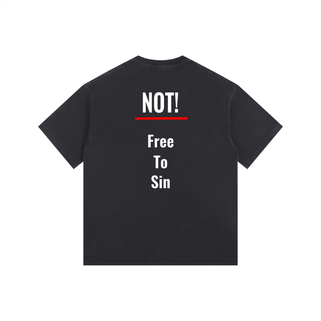 Vintage Washed Oversized Cotton T-Shirt