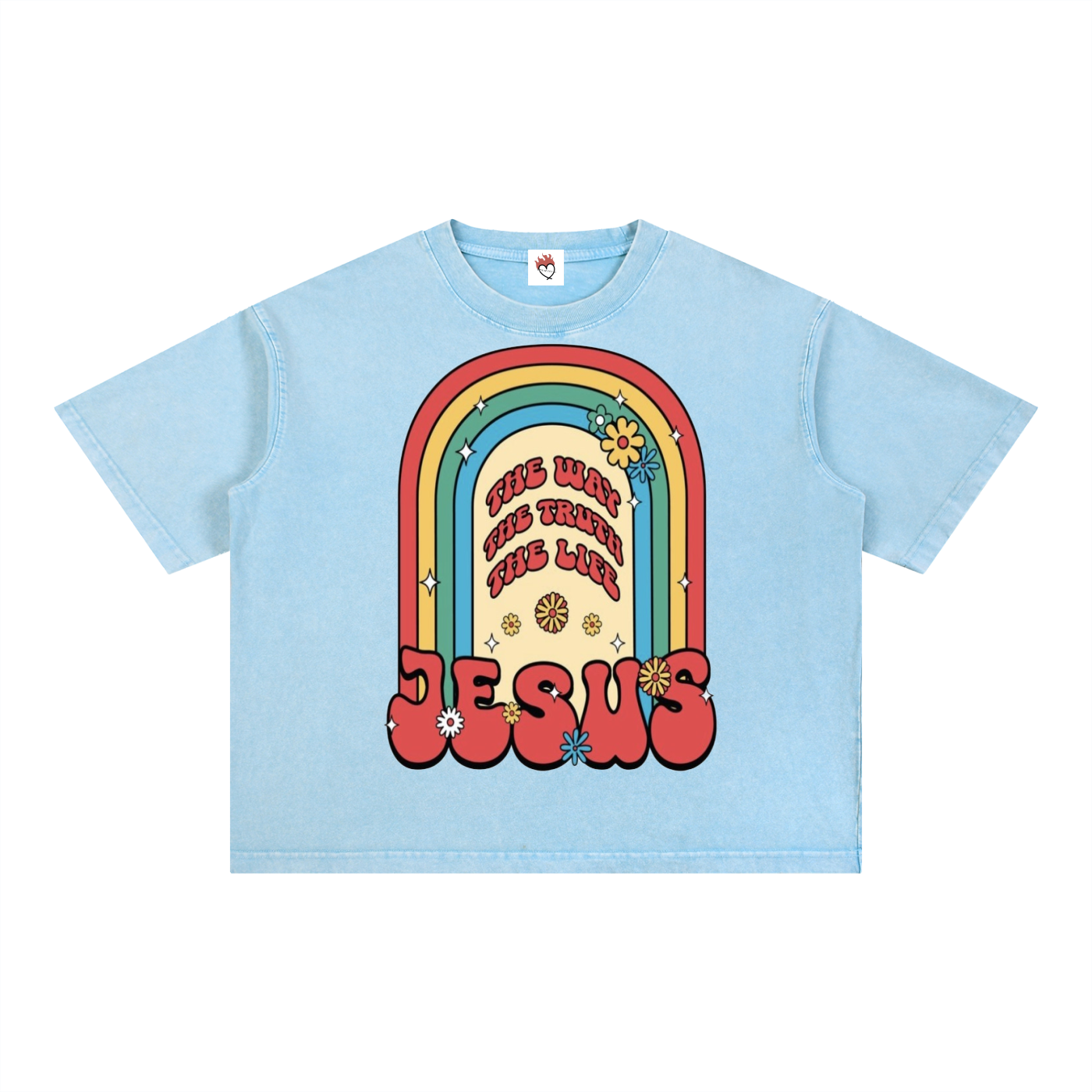 Mineral Wash Boxy Cotton T-Shirt